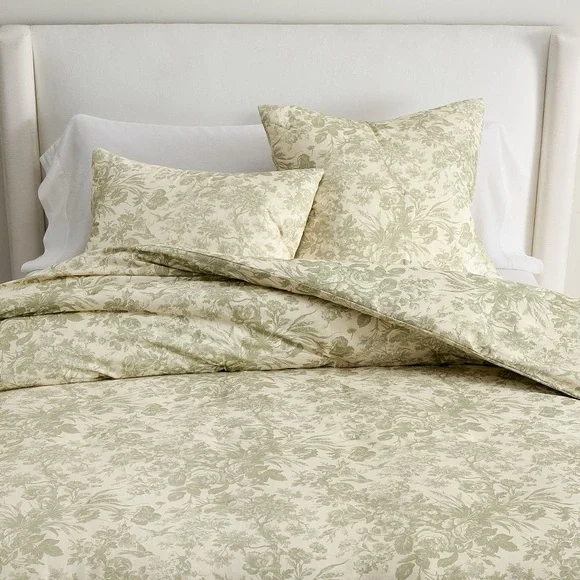 NWT (2) 26”x20” Pottery Barn Sorrel Toile Comforter Shams/Standard Pillowcases - Picture 8 of 9